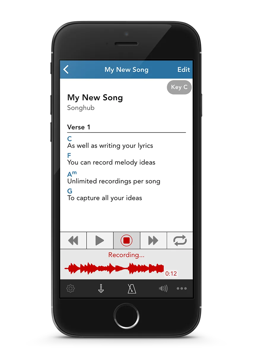 Recording on iPhone
